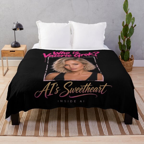 Item preview, Who Is Valerie Grok Portrait Pink designed and sold by Heinessight Merch.