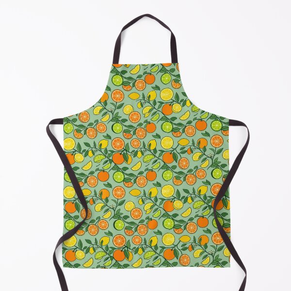 Item preview, Bright Citrus Fruit Orange Lemon Lime Pattern designed and sold by AIG - Andrei Ilie Graphics.