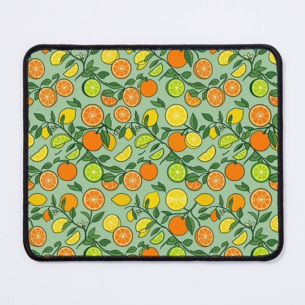 Item preview, Bright Citrus Fruit Orange Lemon Lime Pattern designed and sold by AIG - Andrei Ilie Graphics.