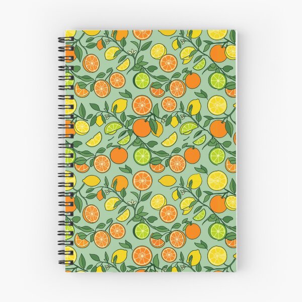 Item preview, Bright Citrus Fruit Orange Lemon Lime Pattern designed and sold by AIG - Andrei Ilie Graphics.