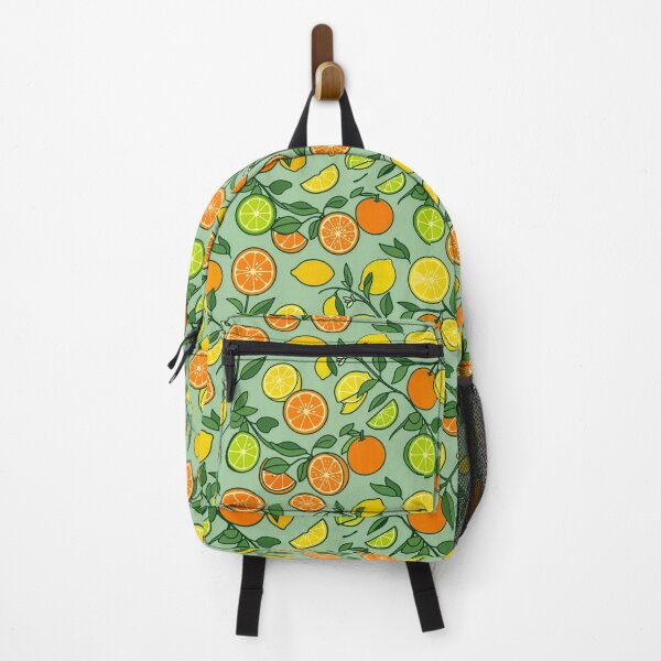 Item preview, Bright Citrus Fruit Orange Lemon Lime Pattern designed and sold by AIG - Andrei Ilie Graphics.