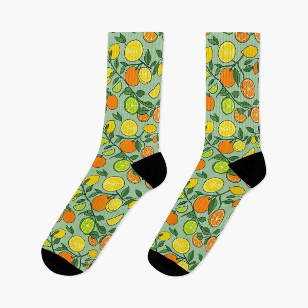 Item preview, Bright Citrus Fruit Orange Lemon Lime Pattern designed and sold by AIG - Andrei Ilie Graphics.