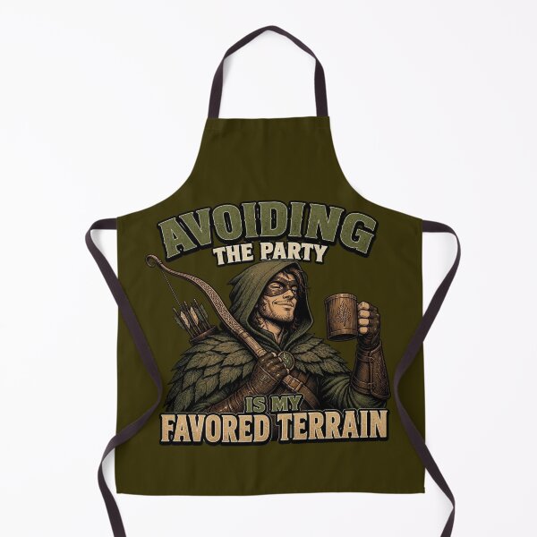 Item preview, Avoiding The Party Is My Favored Terrain Ranger RPG designed and sold by Dice_Goblin_Studio.