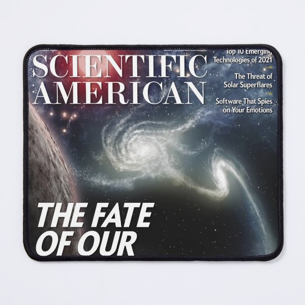 Item preview, Scientific American Magazine Cover Fan Art Original Custom Vintage Science Physics Biology Poster Wall Art Tee Design designed and sold by Cool Robot Bro..