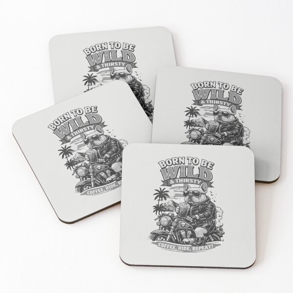 Item preview, French Buldog coffee ride repeat designed and sold by DIGOR shop.