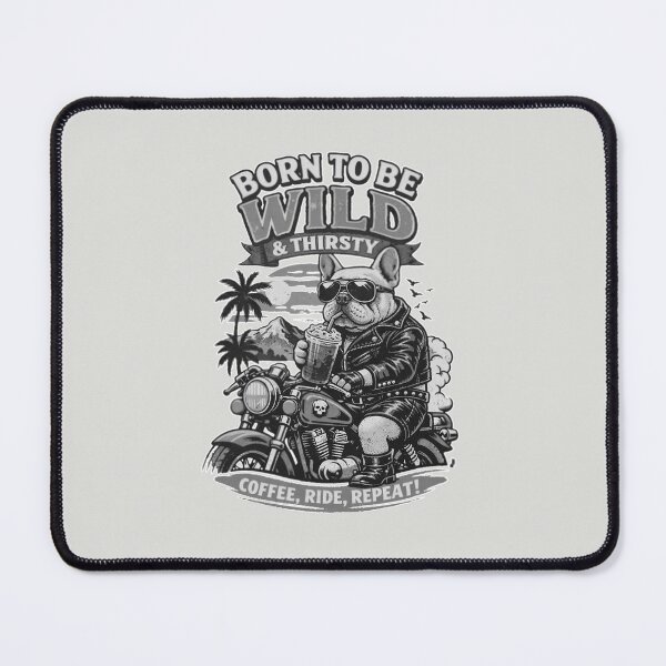 Item preview, French Buldog coffee ride repeat designed and sold by DIGOR shop.