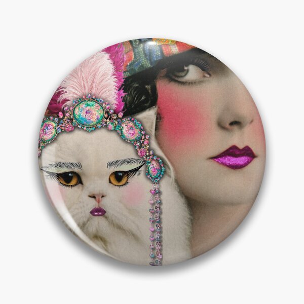 Item preview, High Maintenance Glamour-Puss Cat & Her Maid designed and sold by AsheDinaArt.