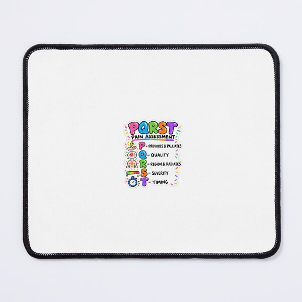 Item preview, PQRST Pain Assessment Drawn Study Aid Nursing Sticker designed and sold by isokinetic.