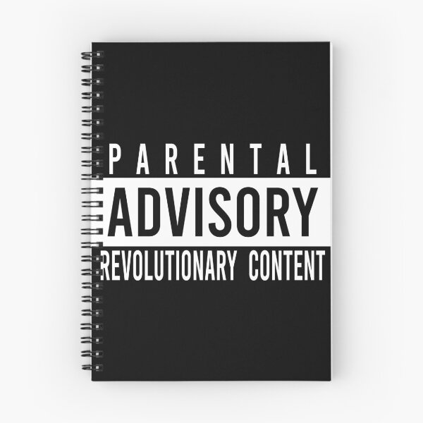 Item preview, parental advisory revolutionary content - hip hop rap culture streetwear designed and sold by XIOMOS.