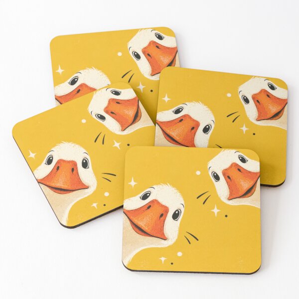 Item preview, Two happy gooses with bright smiles designed and sold by anytka.