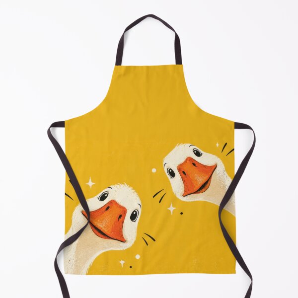 Item preview, Two happy gooses with bright smiles designed and sold by anytka.