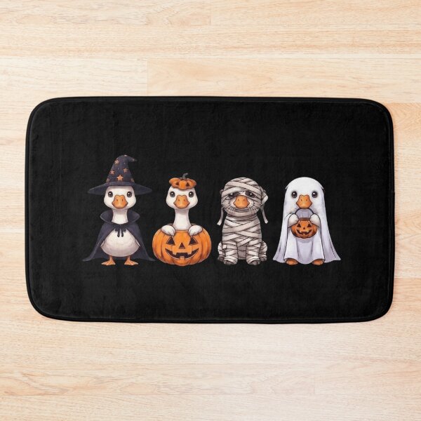 Item preview, Goose Halloween Duck Witch – Spooky Pumpkin Moon designed and sold by Anime  ⭐⭐⭐⭐⭐.