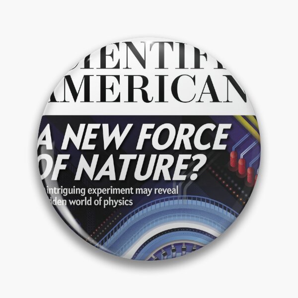 Item preview, Scientific American Magazine Cover Fan Art Original Custom Vintage Science Physics Biology Poster Wall Art Tee Design designed and sold by Cool Robot Bro..