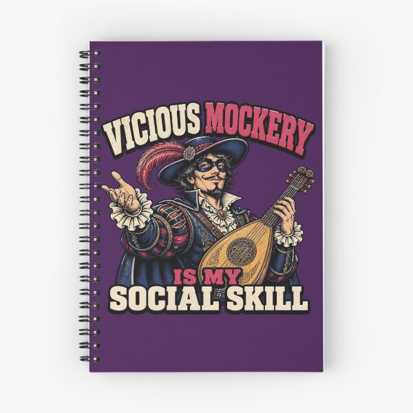 Item preview, Vicious Mockery Is My Social Skill Bard Lute Tabletop RPG  designed and sold by Dice_Goblin_Studio.
