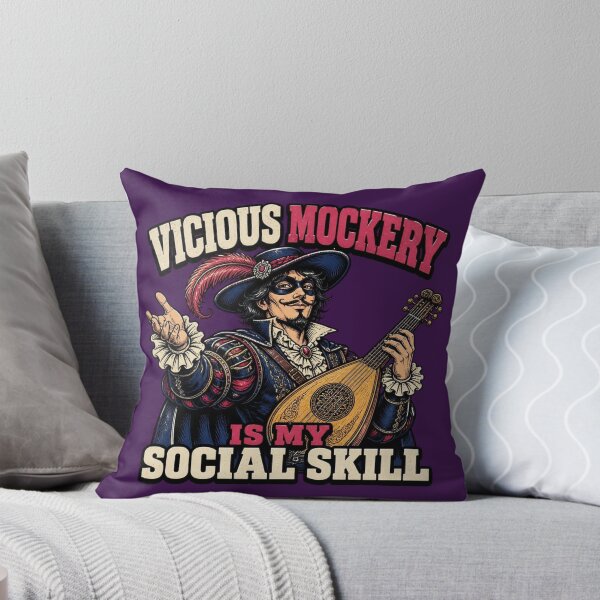 Item preview, Vicious Mockery Is My Social Skill Bard Lute Tabletop RPG  designed and sold by Dice_Goblin_Studio.