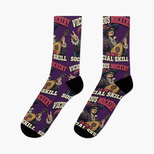Item preview, Vicious Mockery Is My Social Skill Bard Lute Tabletop RPG  designed and sold by Dice_Goblin_Studio.