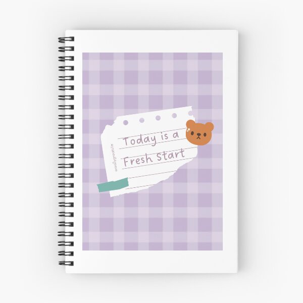 Item preview, Today is a Fresh Start Cute Bear Aesthetic designed and sold by Mairastudi0.