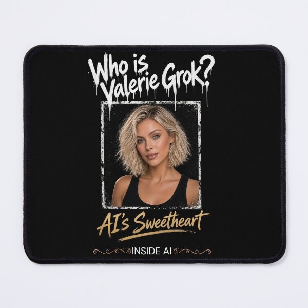 Item preview, Who Is Valerie Grok Portrait designed and sold by Heinessight Merch.