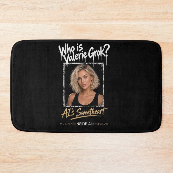 Item preview, Who Is Valerie Grok Portrait designed and sold by Heinessight Merch.