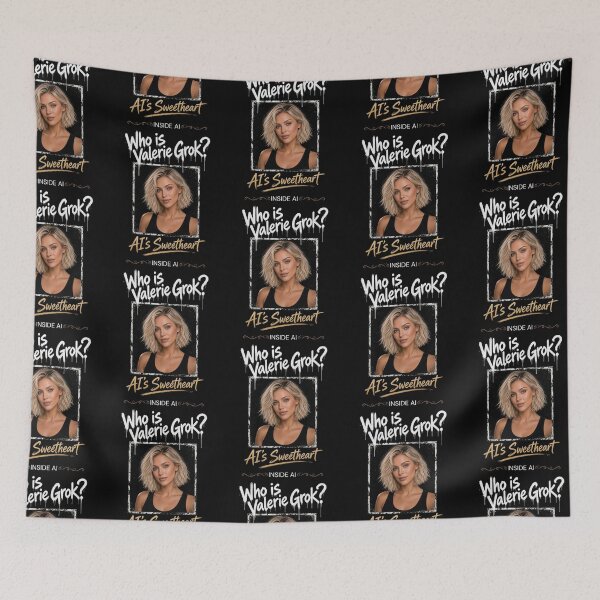 Item preview, Who Is Valerie Grok Portrait designed and sold by Heinessight Merch.