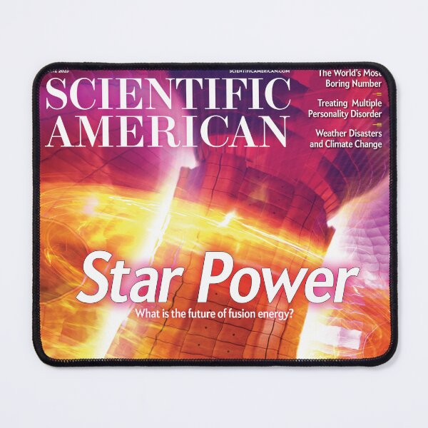 Item preview, Scientific American Magazine Cover Fan Art Original Custom Vintage Science Physics Biology Poster Wall Art Tee Design designed and sold by Cool Robot Bro..