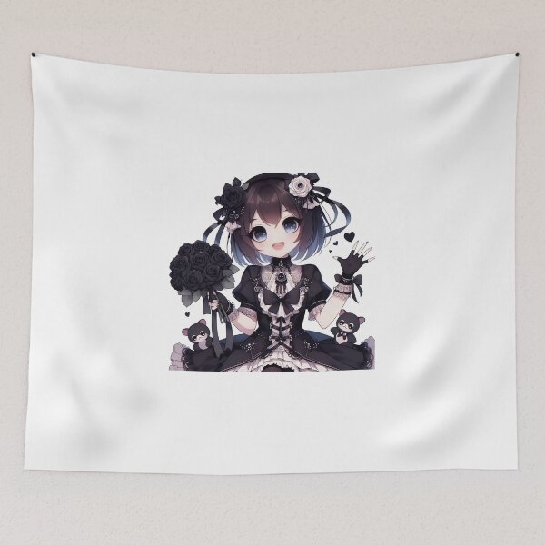 Item preview, Bluwy - Goth Anime Girl designed and sold by StickyGuys.