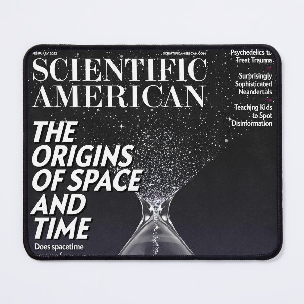 Item preview, Scientific American Magazine Cover Fan Art Original Custom Vintage Science Physics Biology Poster Wall Art Tee Design designed and sold by Cool Robot Bro..