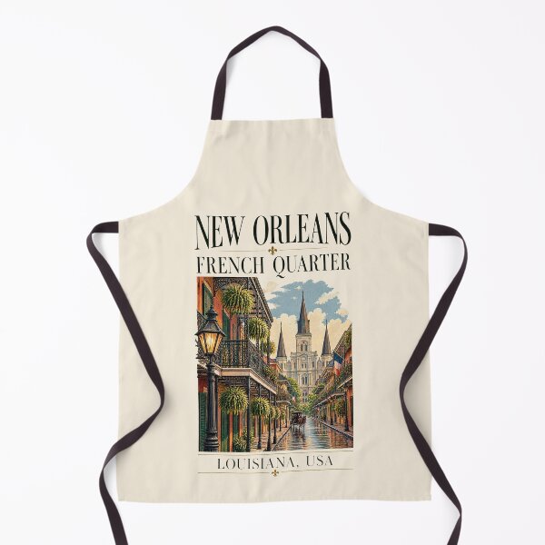 Item preview, New Orleans French Quarter, New Orleans, USA [Vintage Illustration] designed and sold by elektronen.