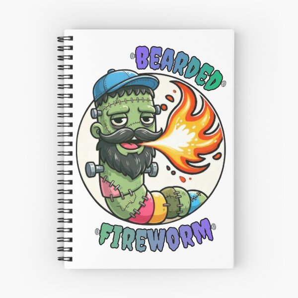 Item preview, Frankenstein's Monster Bearded Fireworm Halloween designed and sold by BeardedFireworm.