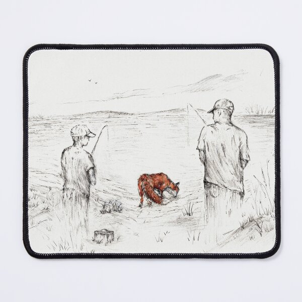 Item preview, Fishing with a fox designed and sold by Sarah Does Art.