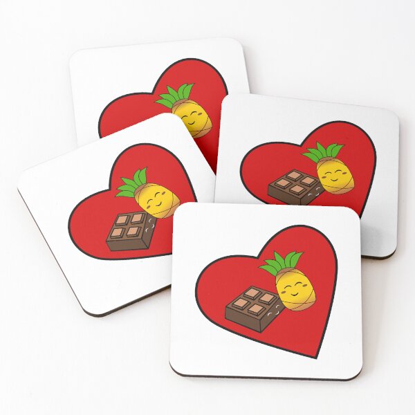 Item preview, Taste Buddies: Chocolate and Pineapple designed and sold by HarveyHandcraftsandDesigns.