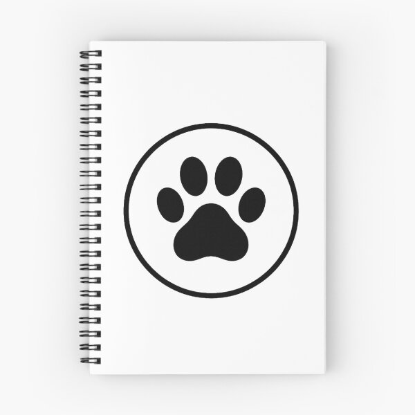 Item preview, Dog Paw Print in Minimalist Circle - Simplicity Collection designed and sold by Goodthingstree.