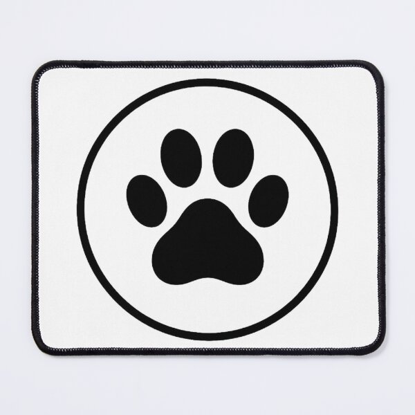 Item preview, Dog Paw Print in Minimalist Circle - Simplicity Collection designed and sold by Goodthingstree.