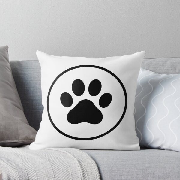 Item preview, Dog Paw Print in Minimalist Circle - Simplicity Collection designed and sold by Goodthingstree.