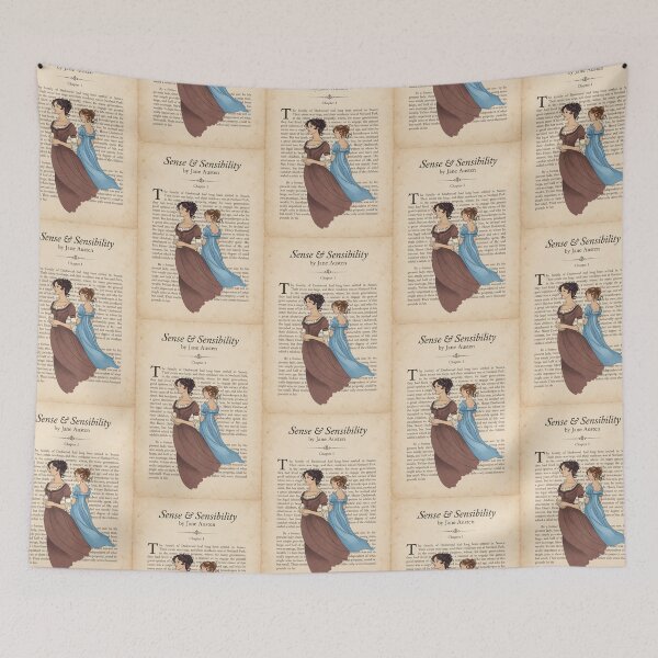 Item preview, Sense and Sensibility by Jane Austen designed and sold by booksnbobs.