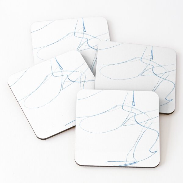 Item preview, Vessel VI · Minimalist Line Drawing in Cobalt designed and sold by Maison Maru.