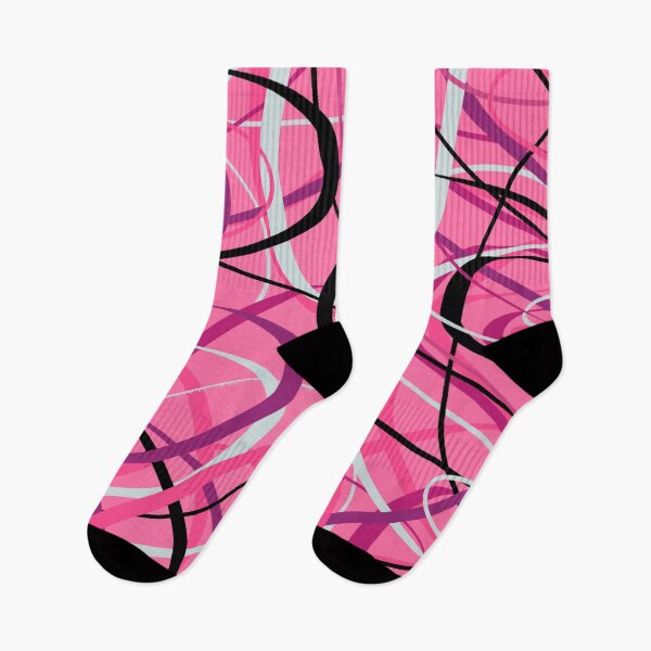 Item preview, Pink Loops Abstract Painting  designed and sold by DanielleGensler.
