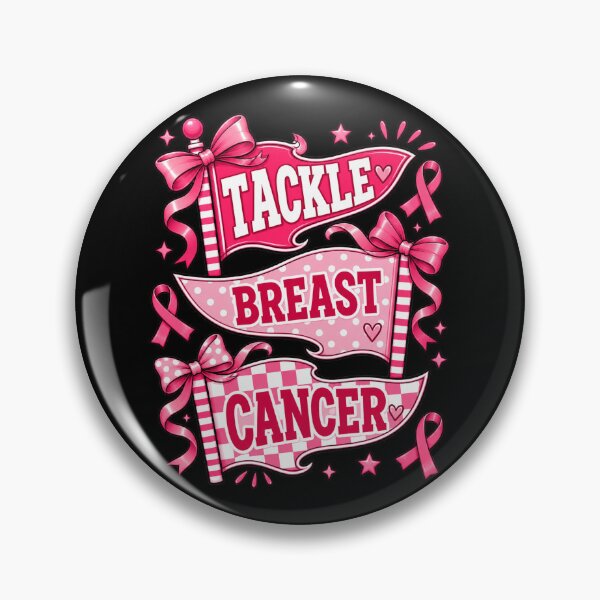 Item preview, Pink Flags Tackle Breast Cancer Awareness designed and sold by Lombardino.