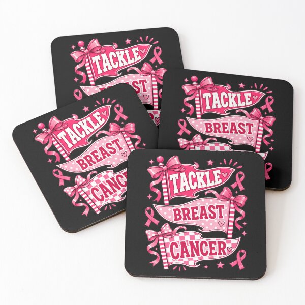Item preview, Pink Flags Tackle Breast Cancer Awareness designed and sold by Lombardino.