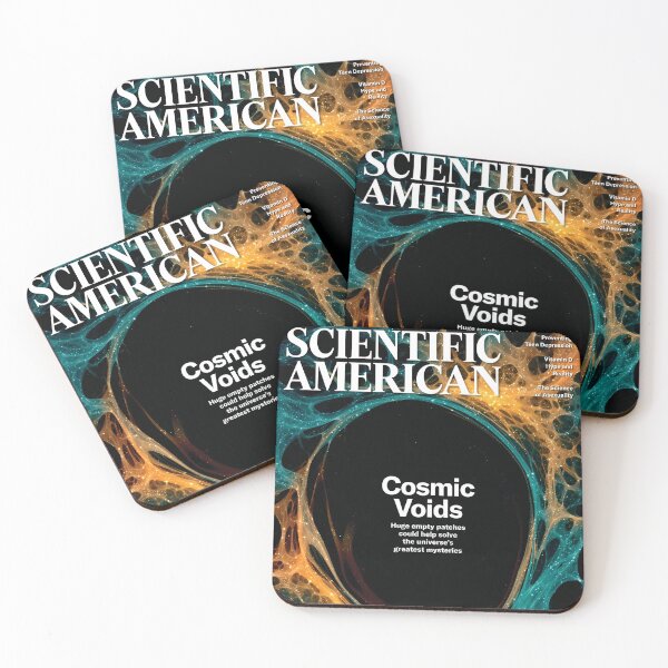 Item preview, Scientific American Magazine Cover Fan Art Original Custom Vintage Science Physics Biology Poster Wall Art Tee Design designed and sold by Cool Robot Bro..