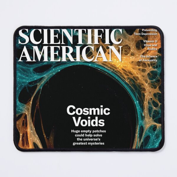 Item preview, Scientific American Magazine Cover Fan Art Original Custom Vintage Science Physics Biology Poster Wall Art Tee Design designed and sold by Cool Robot Bro..