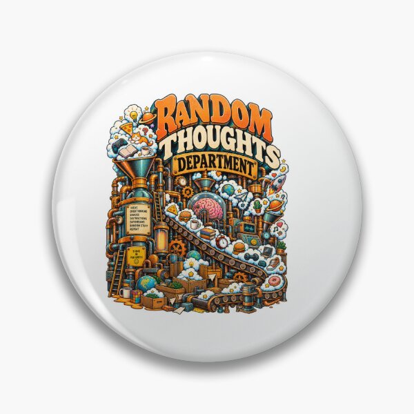 Item preview, Random Thoughts Department – Funny Overthinking Brain Factory designed and sold by NarpLTD.