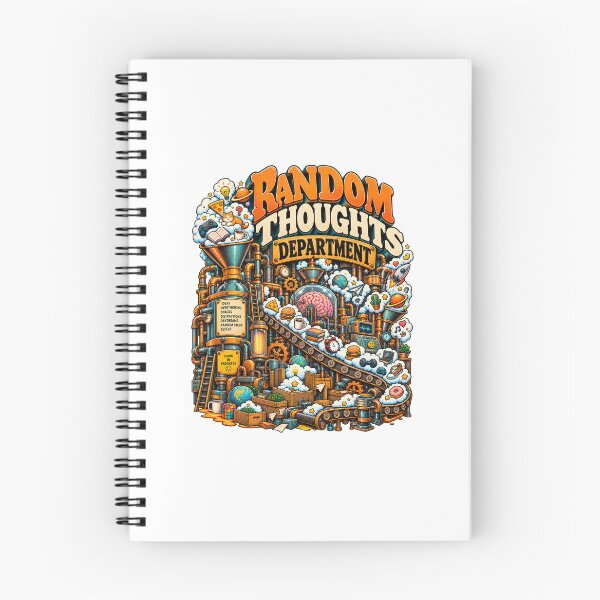 Item preview, Random Thoughts Department – Funny Overthinking Brain Factory designed and sold by NarpLTD.