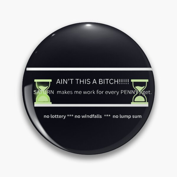 Item preview, Ain't This A bitch Saturn Sarcastic White Typography designed and sold by 5thhouseNMVVS48.