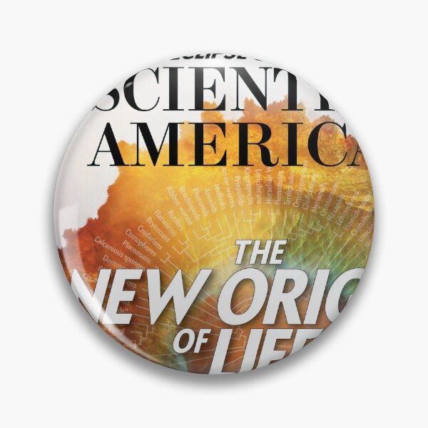 Item preview, Scientific American Magazine Cover Fan Art Original Custom Vintage Science Physics Biology Poster Wall Art Tee Design designed and sold by Cool Robot Bro..