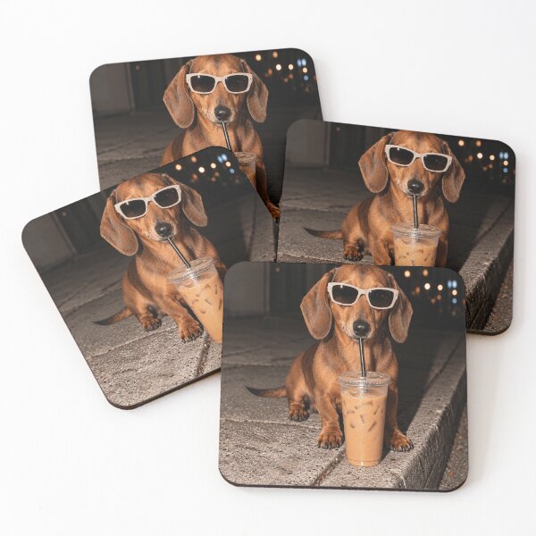 Item preview, Cool Dachshund Iced Coffee Dog Funny Coffee Lover designed and sold by Morescitaf.