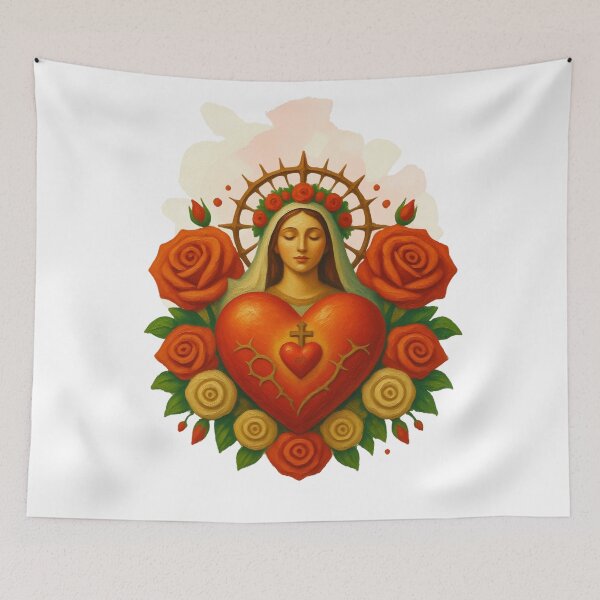 Item preview, Sacred Heart of Mary designed and sold by re2m.