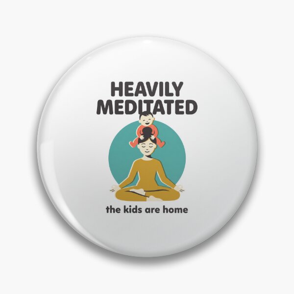 Item preview, Heavily Meditated Mom: Funny Meditation Mid-Century Art designed and sold by Osmose-Studio.