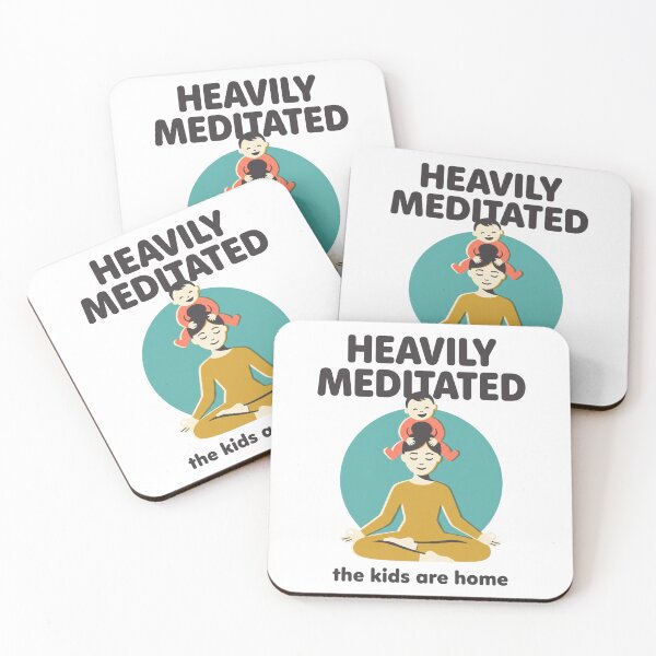 Item preview, Heavily Meditated Mom: Funny Meditation Mid-Century Art designed and sold by Osmose-Studio.