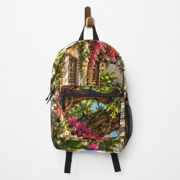 Item preview, Chinese Courtyard Garden Flowering Tree Mountain Lake Wall Art designed and sold by IRON SIREN.